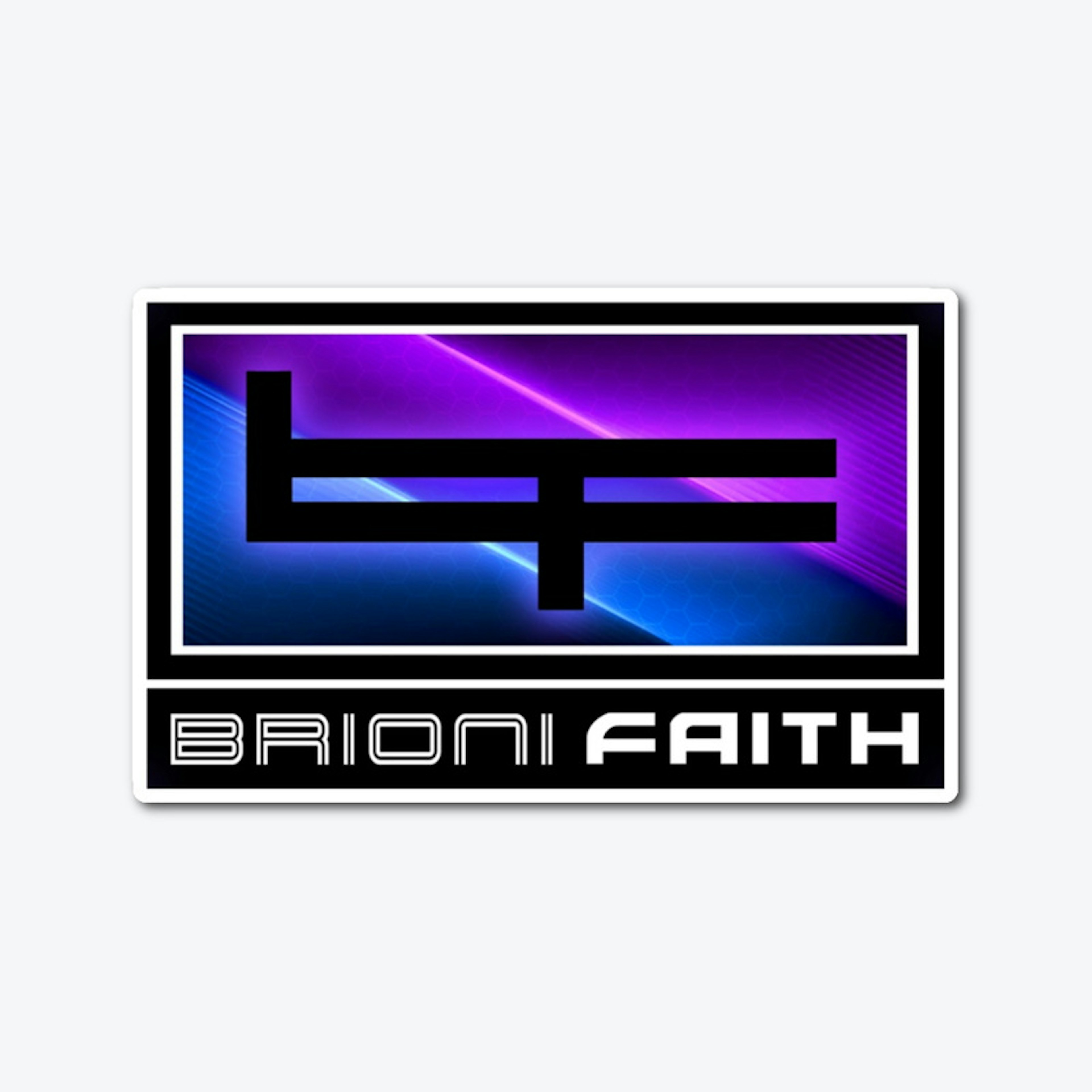 BF Logo Sticker - NEON