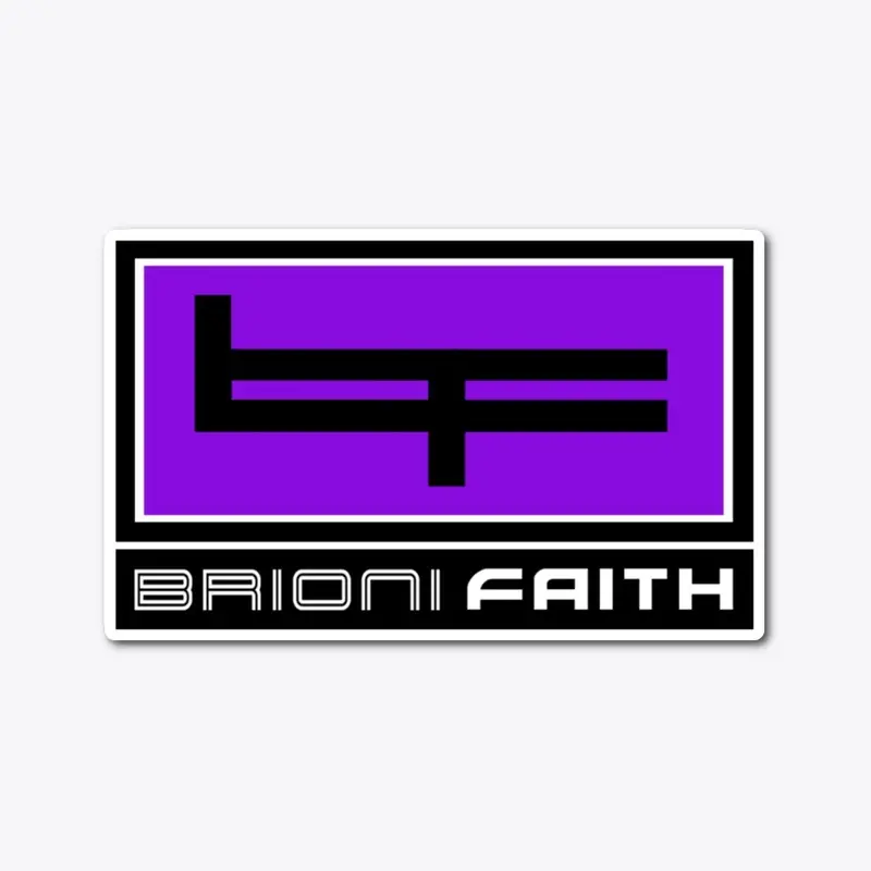 BF Logo Sticker - PURPLE